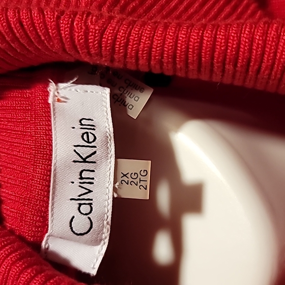 Fine gauge knit colorblock 2x - Picture 3 of 3